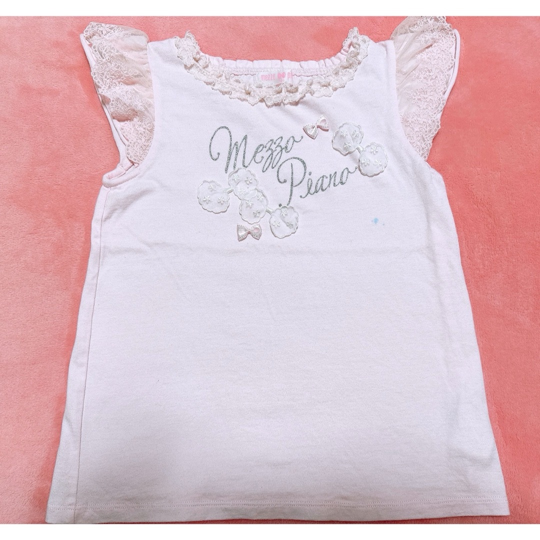 mezzo piano(メゾピアノ)のmezzo piano カットソー キッズ/ベビー/マタニティのキッズ服女の子用(90cm~)(Tシャツ/カットソー)の商品写真