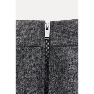 スカートZARA　ザラ　ZW コレクション ウールブレンド ミディスカート 　M