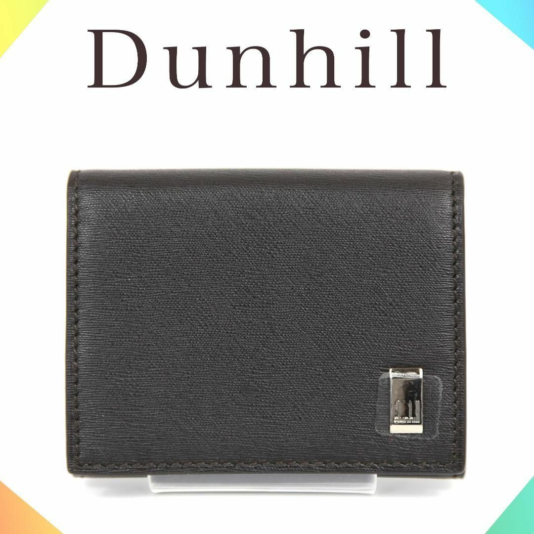 Dunhill(ダンヒル)のDunhill ダンヒル コインケース 小銭入れ 財布 レザー ブラック メンズ メンズのファッション小物(コインケース/小銭入れ)の商品写真