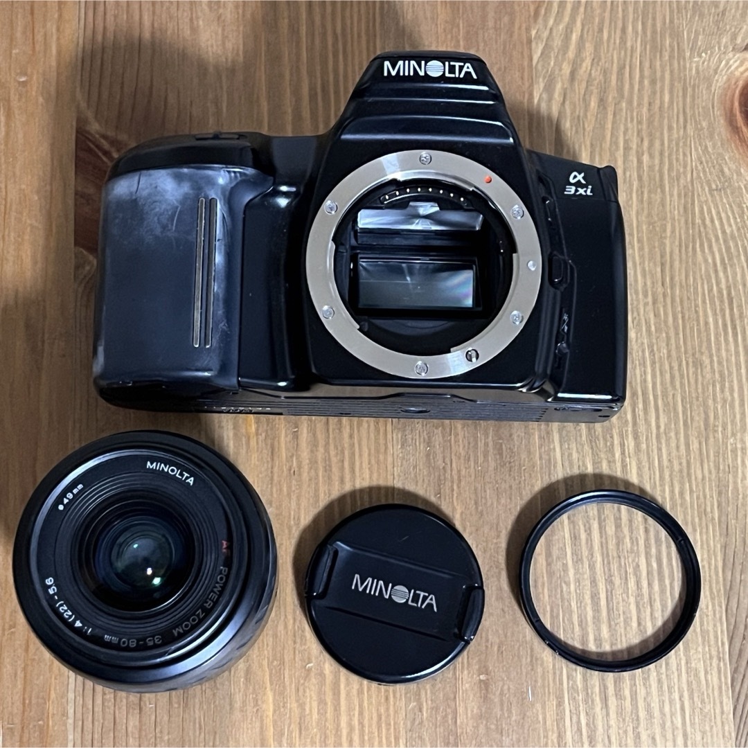 KONICA MINOLTA(コニカミノルタ)のMINOLTA ミノルタ　α 3 レンズセット スマホ/家電/カメラのカメラ(フィルムカメラ)の商品写真