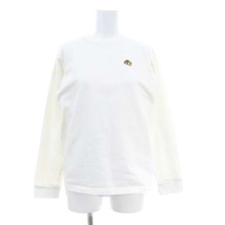 ザノースフェイス(THE NORTH FACE)のザノースフェイス L/S STITCH MARK TEE ステッチ M 白(Tシャツ(長袖/七分))