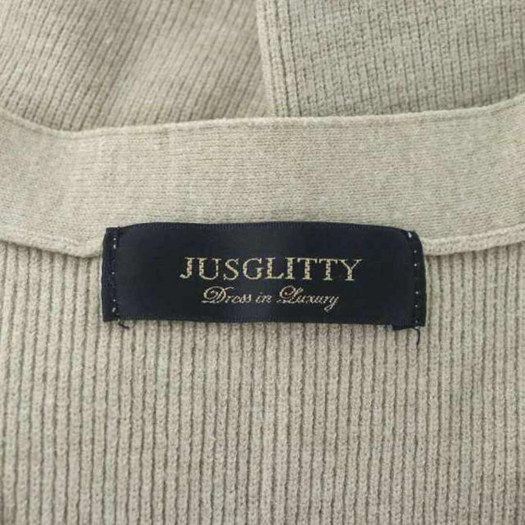 JUSGLITTY(ジャスグリッティー)のジャスグリッティー ニットスカート セットアップ 上下 カーディガン スカート  レディースのトップス(カーディガン)の商品写真