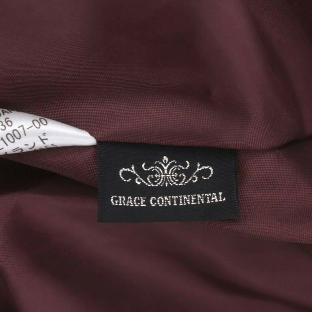 GRACE CONTINENTAL(グレースコンチネンタル)のグレースコンチネンタル 21AW パネルフラワープリントスカート フレア ロング レディースのスカート(ロングスカート)の商品写真