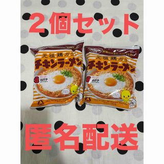 ニッシンショクヒン(日清食品)の元祖鶏ガラ　チキンラーメン2食セット 　インスタントラーメン　即席麵(インスタント食品)