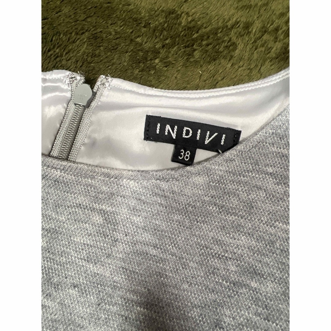 INDIVI(インディヴィ)のINDIVI インディヴィ ワンピース レディースのワンピース(ひざ丈ワンピース)の商品写真