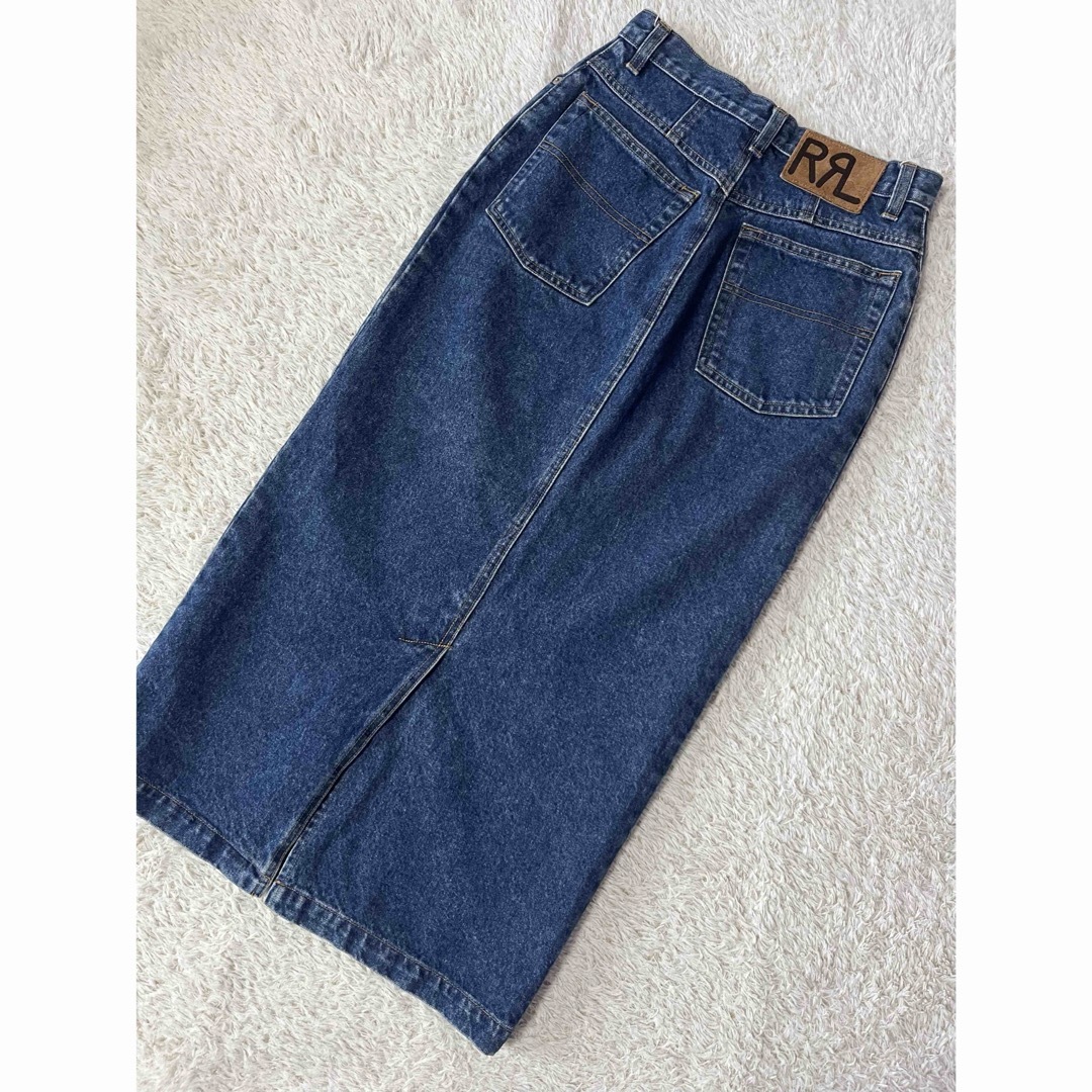 ダブルアールエルのデニムマキシスカートヴィンテージ ダブルアールエルのデニムマキシスカートヴィンテージ