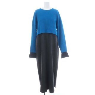 エンフォルド(ENFOLD)のエンフォルド Firm Wool Combination DRESS ワンピース(ロングワンピース/マキシワンピース)