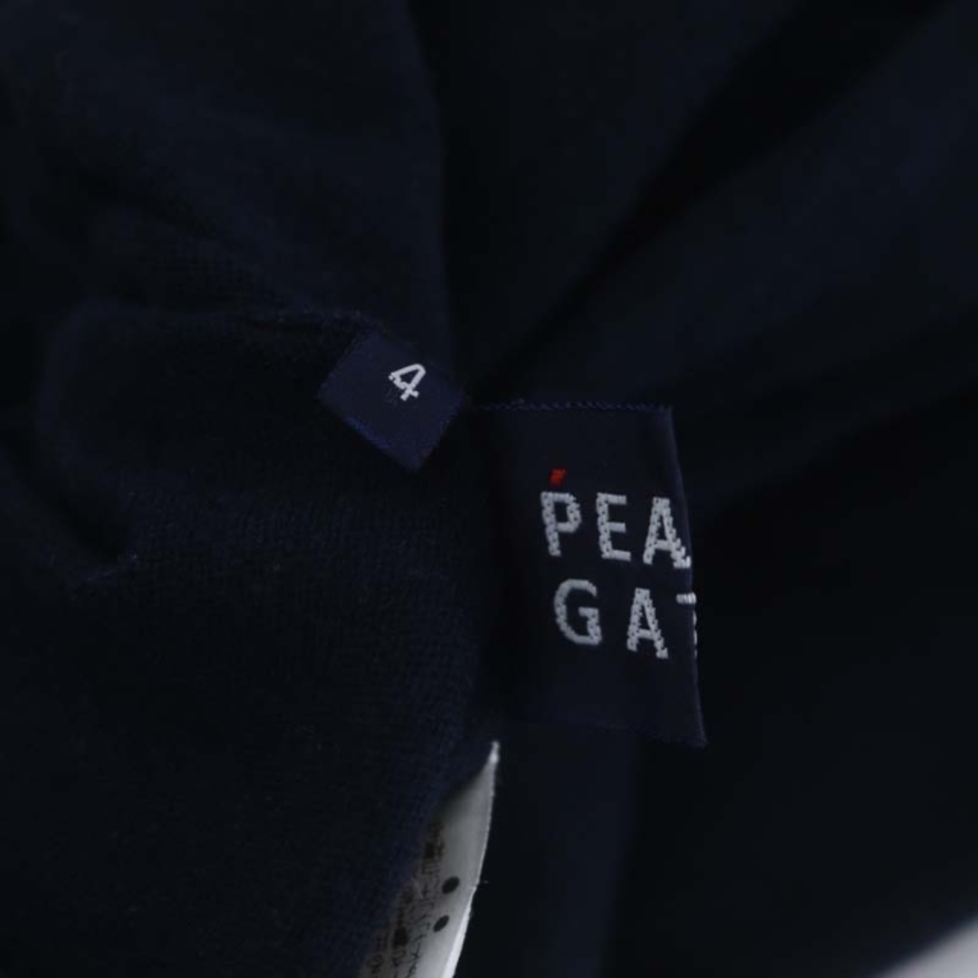 PEARLY GATES(パーリーゲイツ)のPEARLY GATES 89 タートルネックニット ロゴ 4 M 紺 メンズのトップス(ニット/セーター)の商品写真