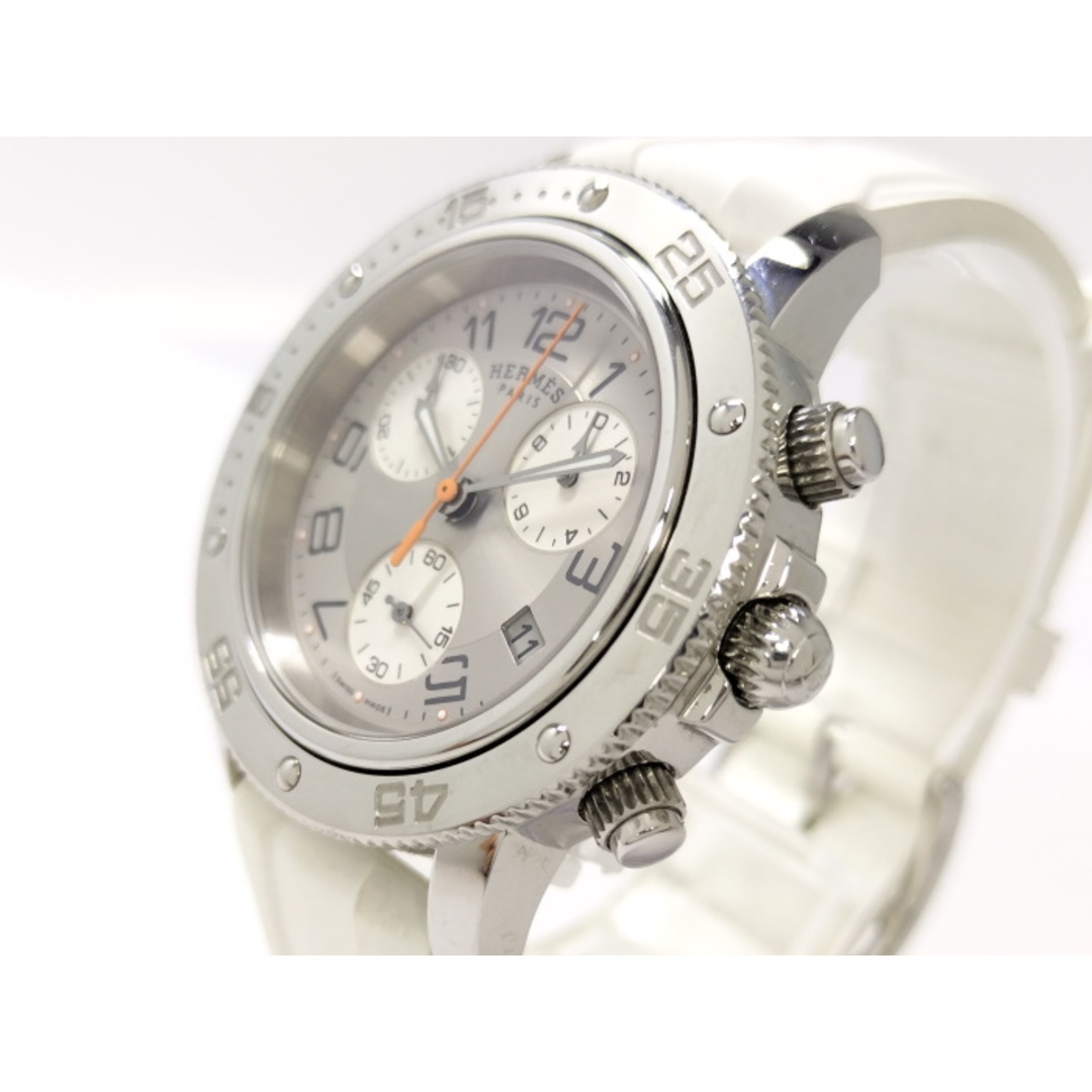 Hermes(エルメス)のHERMES クリッパーダイバー クロノグラフ メンズ 腕時計 クォーツ SS メンズの時計(腕時計(アナログ))の商品写真
