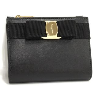 フェラガモ(Ferragamo)のSalvatore Ferragamo 二つ折り財布 ヴァラリボン レザー(財布)