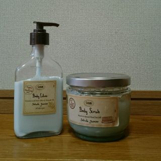 サボン(SABON)のSABON サボン☆ボディスクラブ&ローション セット☆ジャスミン(ボディスクラブ)