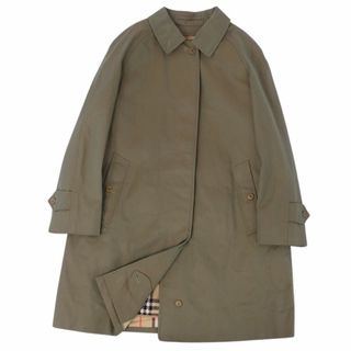 バーバリー(BURBERRY)の美品 Vintage バーバリー Burberrys コート ステンカラーコート バルマカーンコート ライナー付き アウター レディース 11AB3(M相当) オリーブカーキ(その他)