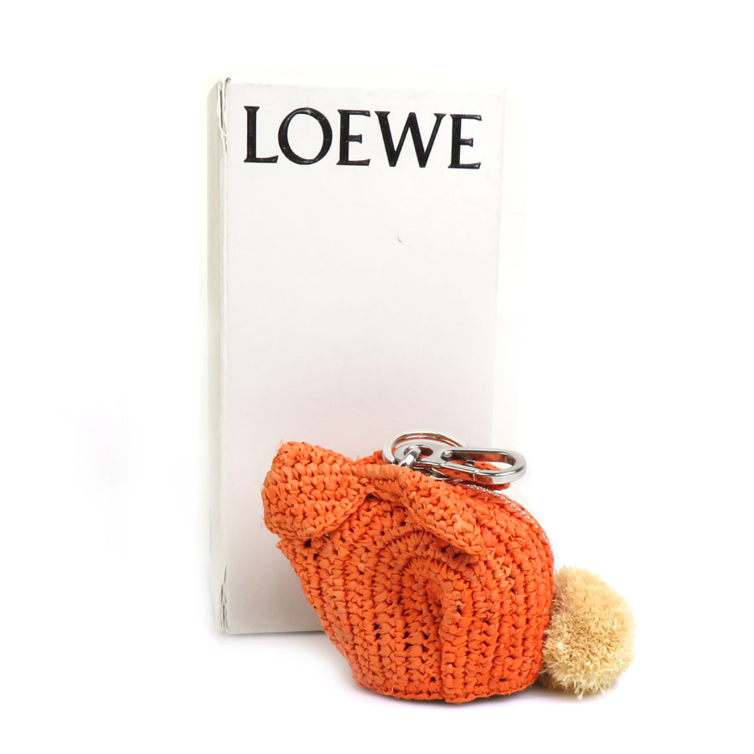 LOEWE(ロエベ)のロエベ LOEWE チャーム キーリング ラフィア オレンジ ユニセックス 送料無料【中古】 h30067i ハンドメイドのアクセサリー(チャーム)の商品写真