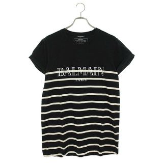 バルマン(BALMAIN)のバルマン  S8H8601I158 ロゴボーダーTシャツ メンズ L(Tシャツ/カットソー(半袖/袖なし))