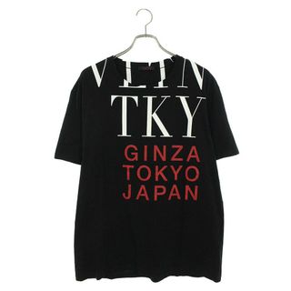 ヴァレンティノ(VALENTINO)のヴァレンチノ  SV3MG02E5A2 銀座シックス限定VLTN TKYロゴプリントTシャツ メンズ L(Tシャツ/カットソー(半袖/袖なし))