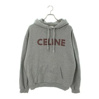 セリーヌ(celine)のセリーヌバイエディスリマン  23AW  2Y65D670Q ロゴプリントルーズパーカー メンズ L(パーカー)