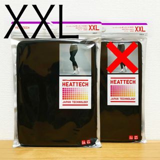 ユニクロ(UNIQLO)のヒートテック レギンス 10分丈　黒 XXL 3L　１枚　ユニクロ(レギンス/スパッツ)