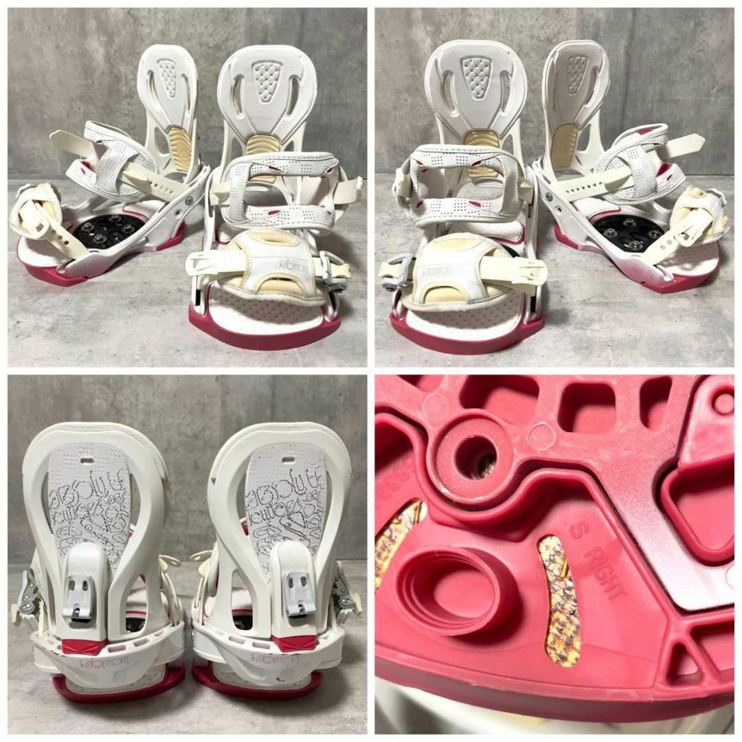 SALOMON - オールサロモン LILY 144cm レディーススノボ3点 SALOMON - オールサロモン LILY 144cm レディーススノボ3点