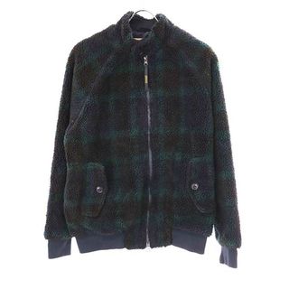 バラクータ(BARACUTA)のBARACUTA  バラクータ CURLY FLEECE G9 - BLACKWATCH ボアフリースブルゾン  グリーン S(ブルゾン)