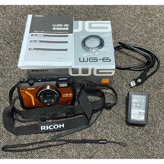 リコー(RICOH)のRICOH 防水 デジタルカメラ WG WG-6 ORANGE(コンパクトデジタルカメラ)