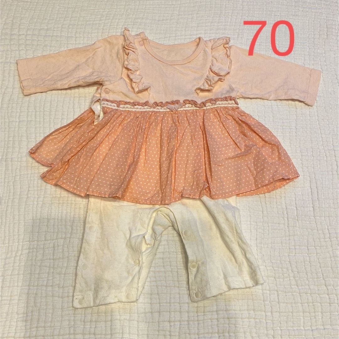 kid’s zoo(キッズズー)のロンパース70 ブリーズ　キッズズー　kid's zoo キッズ/ベビー/マタニティのベビー服(~85cm)(ロンパース)の商品写真