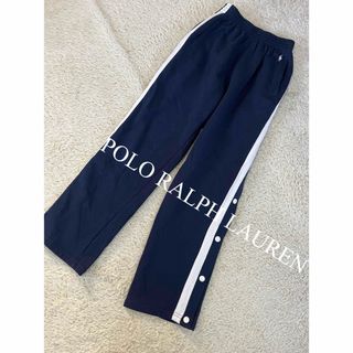 ポロラルフローレン(POLO RALPH LAUREN)の美品　ポロ　ラルフローレン　パンツ　スウェット　カジュアル　ネイビー　人気　完売(カジュアルパンツ)