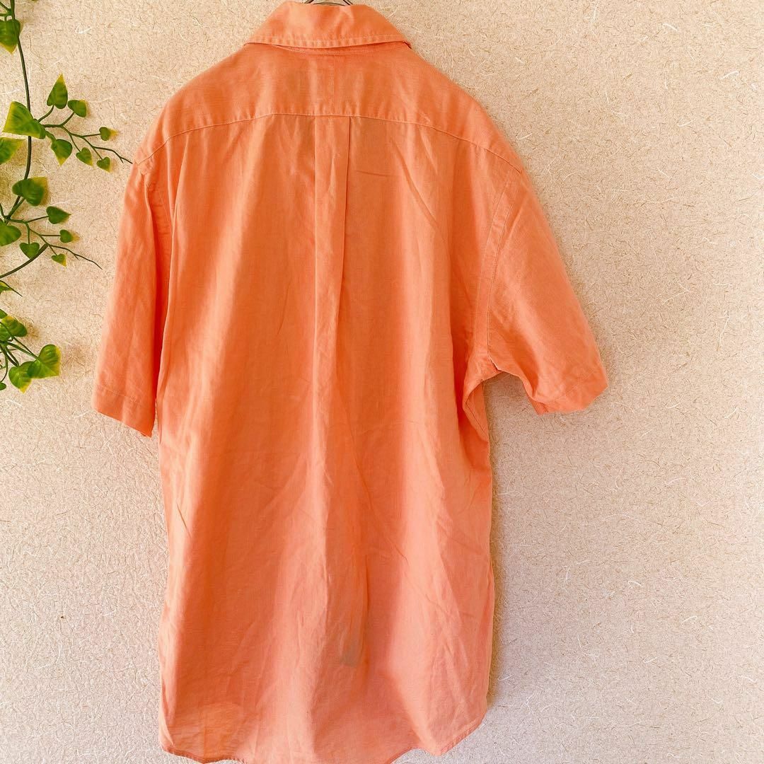 Ralph Lauren(ラルフローレン)のラルフローレン　半袖シャツ　S オレンジ　ポニー刺繍 メンズのトップス(Tシャツ/カットソー(半袖/袖なし))の商品写真