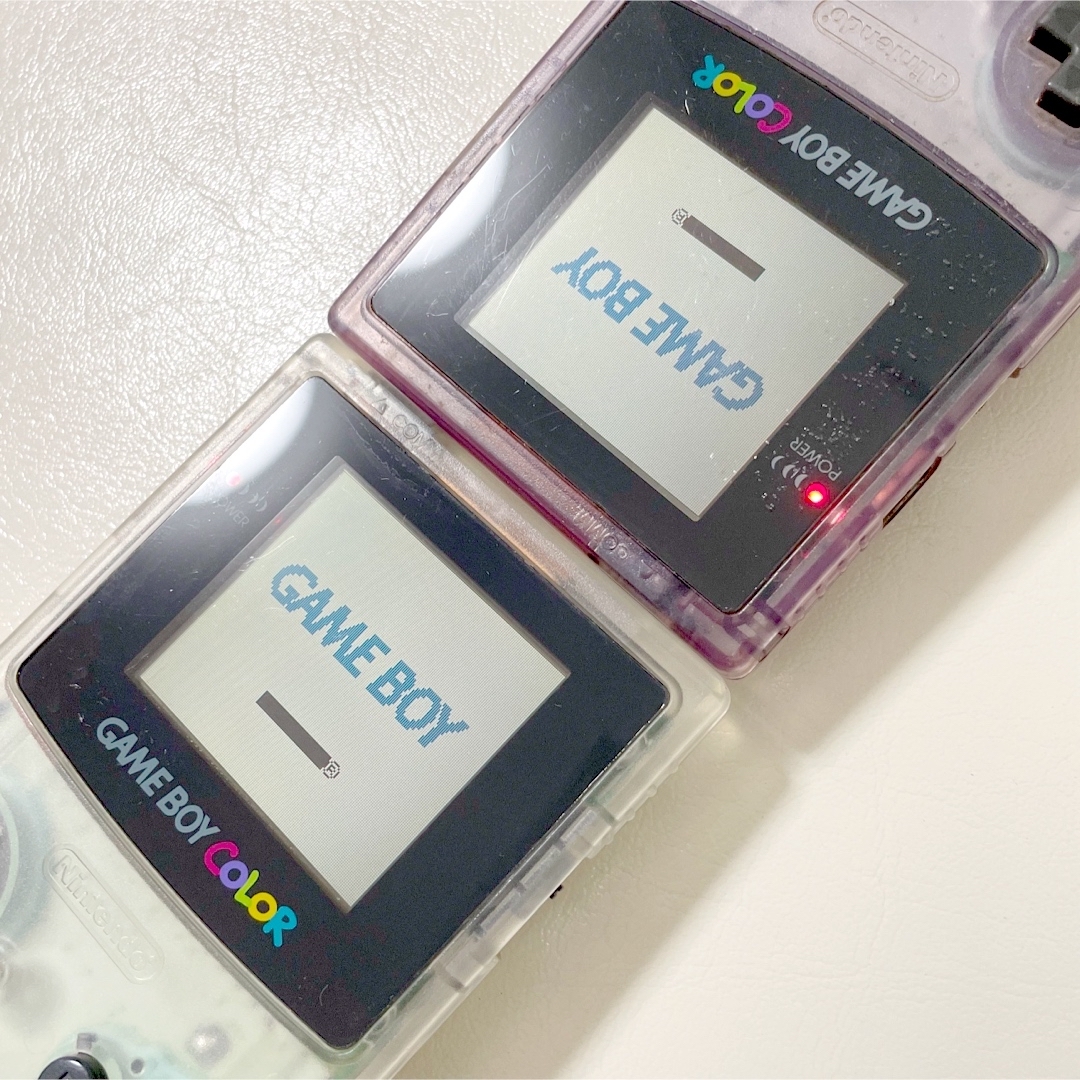 ゲームボーイカラー GBC クリア クリアパープル 本体 ジャンク ゲームボーイカラー GBC クリア クリアパープル 本体 ジャンク