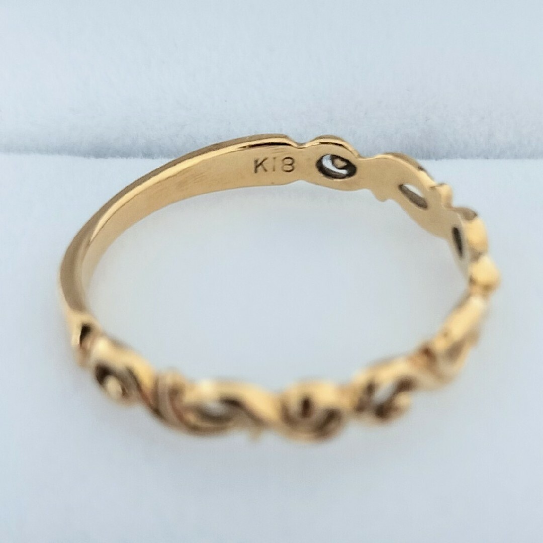 PUERTA DEL SOL(プエルタデルソル)のプエルタデルソル スクロール 唐草 リング K18YG 1.8g レディースのアクセサリー(リング(指輪))の商品写真