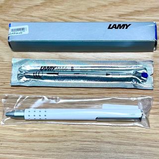 ラミー(LAMY)の新品未使用！ LAMY SWIFT スイフト 白 ローラーボール ホワイト(ペン/マーカー)