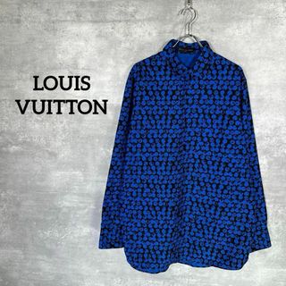 ルイヴィトン(LOUIS VUITTON)の『LOUIS VUITTON』 ルイヴィトン (XL) 総柄 コットンシャツ(シャツ)