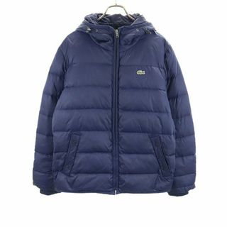 ラコステ(LACOSTE)のラコステ ダウンジャケット 50 ネイビー LACOSTE メンズ 古着 【240120】(ダウンジャケット)