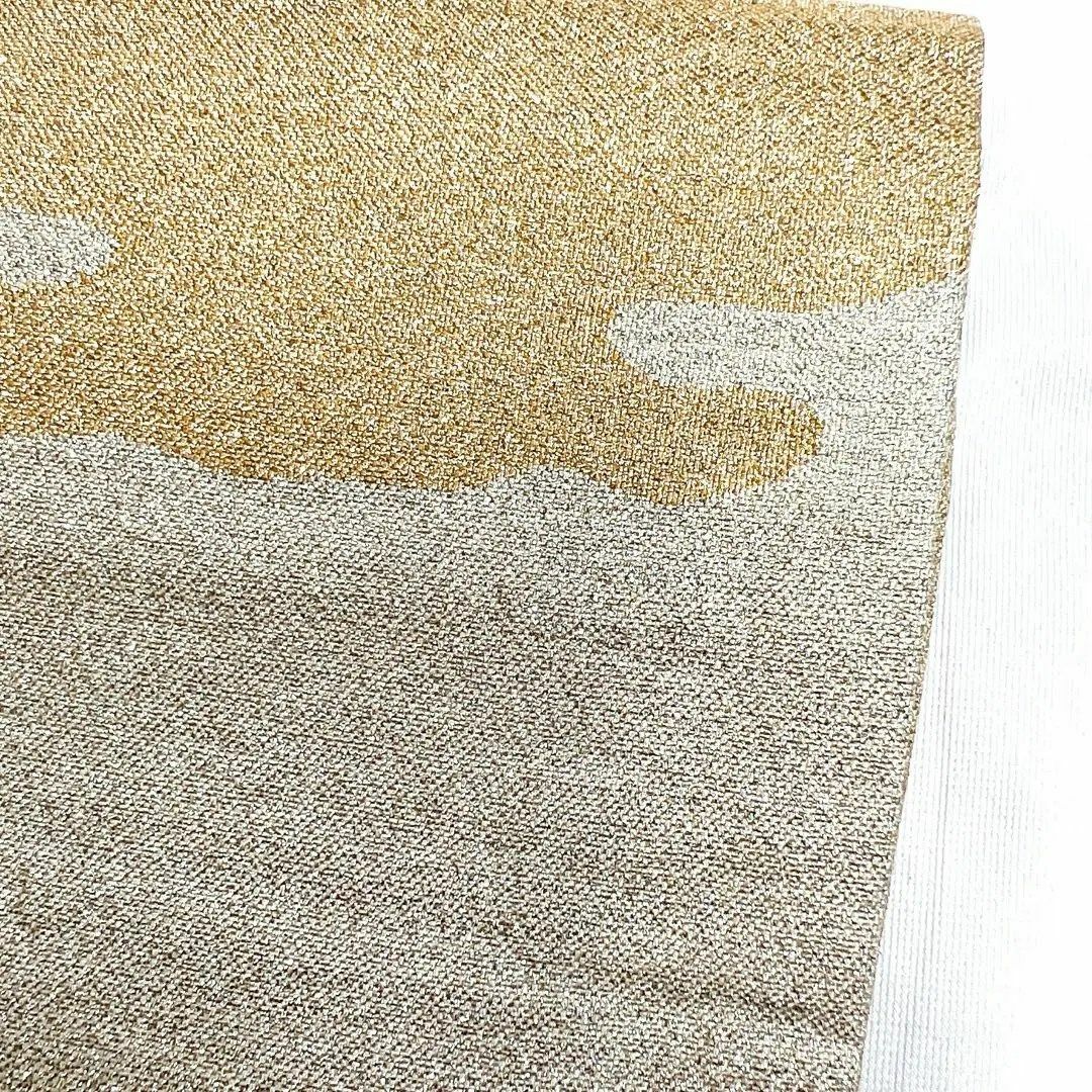 綴れ織　霞の様な文様の袋帯　着物　115w レディースの水着/浴衣(着物)の商品写真