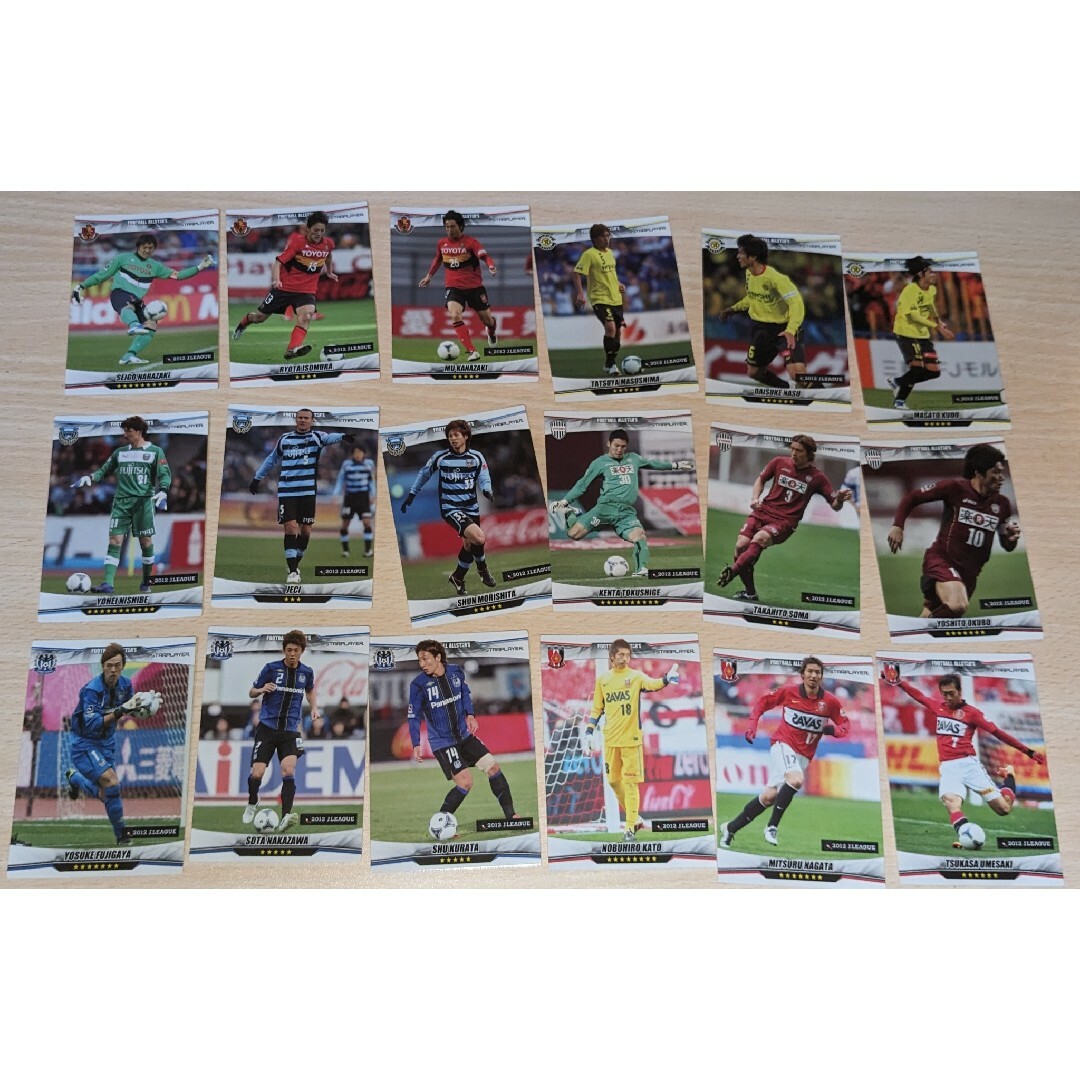 Jリーグ 日本代表 カード まとめ売り セット スポーツ/アウトドアのサッカー/フットサル(記念品/関連グッズ)の商品写真