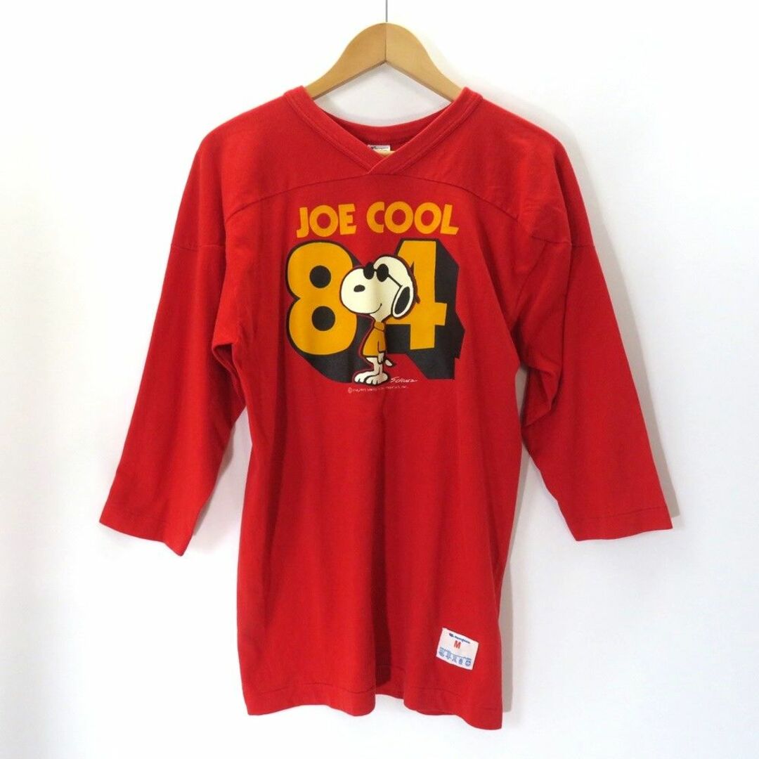 Champion(チャンピオン)のVINTAGE 70～80s SNOOPY JOE COOL FOOT BALL TEE  メンズのトップス(Tシャツ/カットソー(七分/長袖))の商品写真