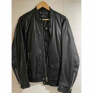 定価１０万　ポールスミス 14ss コンビネーションダブルレザーライダース