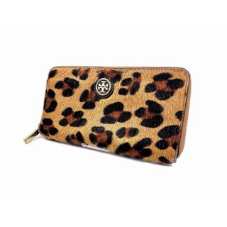 トリーバーチ(Tory Burch)のトリーバーチ ハラコ レオパード ヒョウ柄 長財布 ロングウォレット ワウンド(財布)