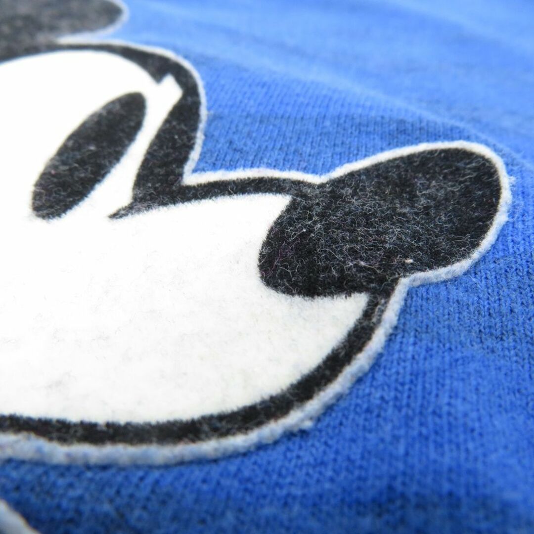 Disney(ディズニー)のVINTAGE 80s FELT PRINT BORDER TEE メンズのトップス(Tシャツ/カットソー(半袖/袖なし))の商品写真