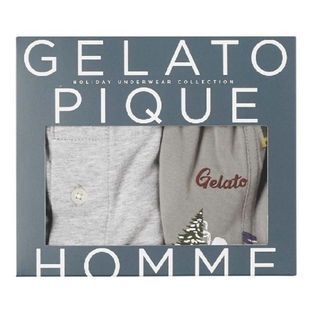 gelato pique(ジェラートピケ)の【新品未使用】gelatopique HOME ボクサーパンツ2枚セット メンズのアンダーウェア(ボクサーパンツ)の商品写真