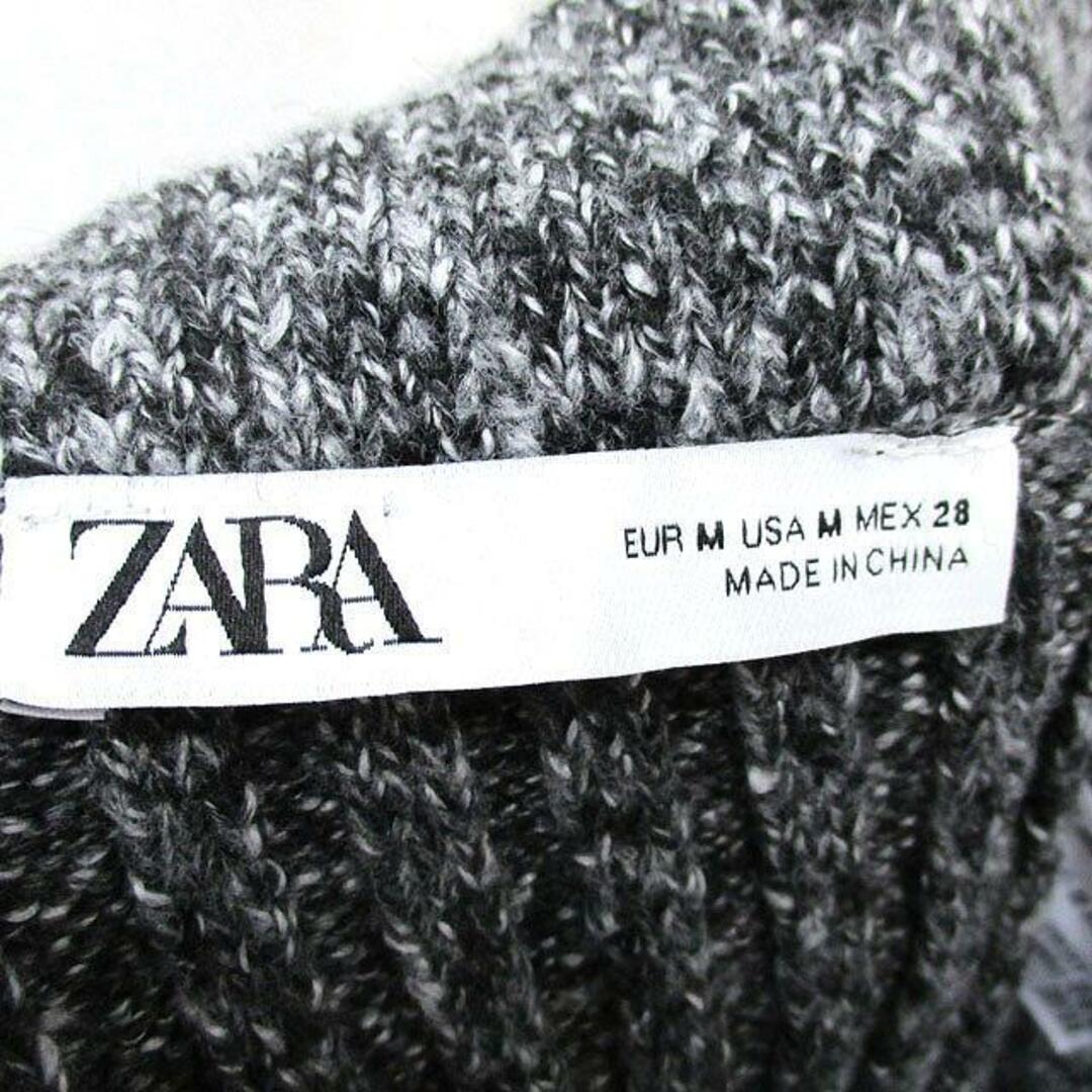 ZARA(ザラ)のザラ ZARA ニット スカート タイト ロング シンプル M グレー 灰 レディースのスカート(ロングスカート)の商品写真