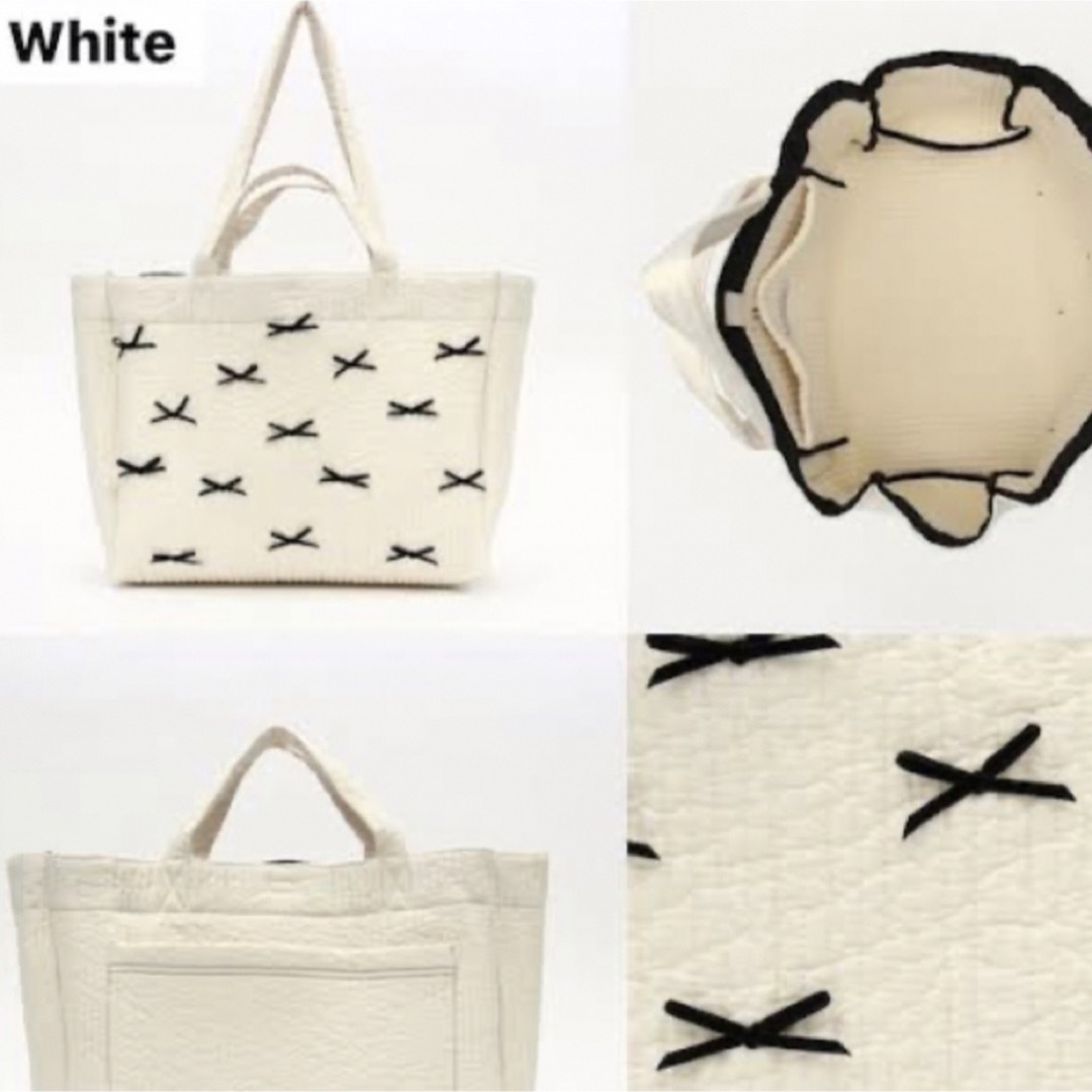 最終価格✨ 新品🌼 gypsohila picnic bag M 白 バッグ