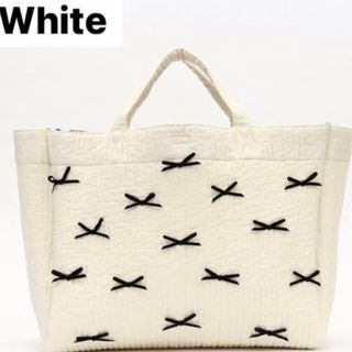 ジプソフィラ(GYPSOPHILA)の最終価格✨ 新品🌼 gypsohila picnic bag M 白 バッグ(トートバッグ)