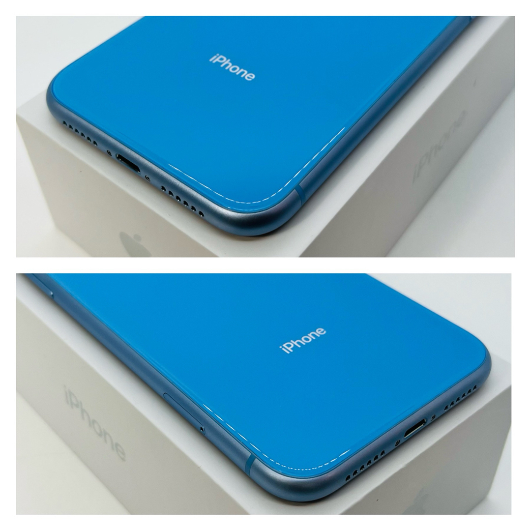 A 新品電池　iPhone XR Blue 128 GB SIMフリー　本体