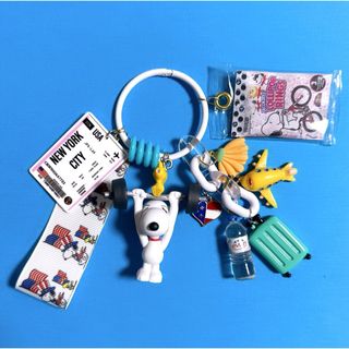 スヌーピー(SNOOPY)のじゃらじゃらキーホルダー🇺🇸アメリカ大会行ってくるよ💪(キーホルダー/ストラップ)