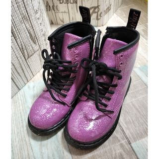 Dr.Martens　ピンクラメブーツ