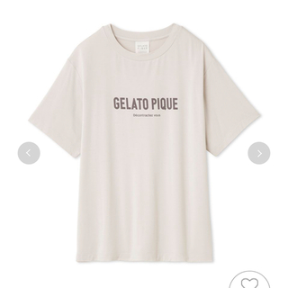 ジェラートピケ(gelato pique)のレーヨンロゴTシャツ2色セット☆新品未開封タグ付き(ルームウェア)