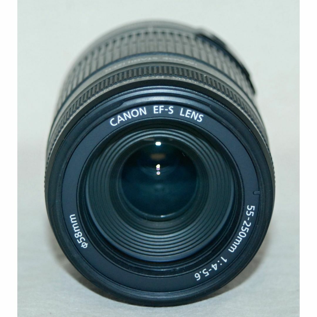 Canon(キヤノン)のCanon 望遠レンズ EF-S55-250mm F4-5.6 IS キャノン スマホ/家電/カメラのカメラ(レンズ(ズーム))の商品写真
