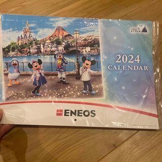 新品未開封　ENEOS ディズニーカレンダー　2024(カレンダー/スケジュール)