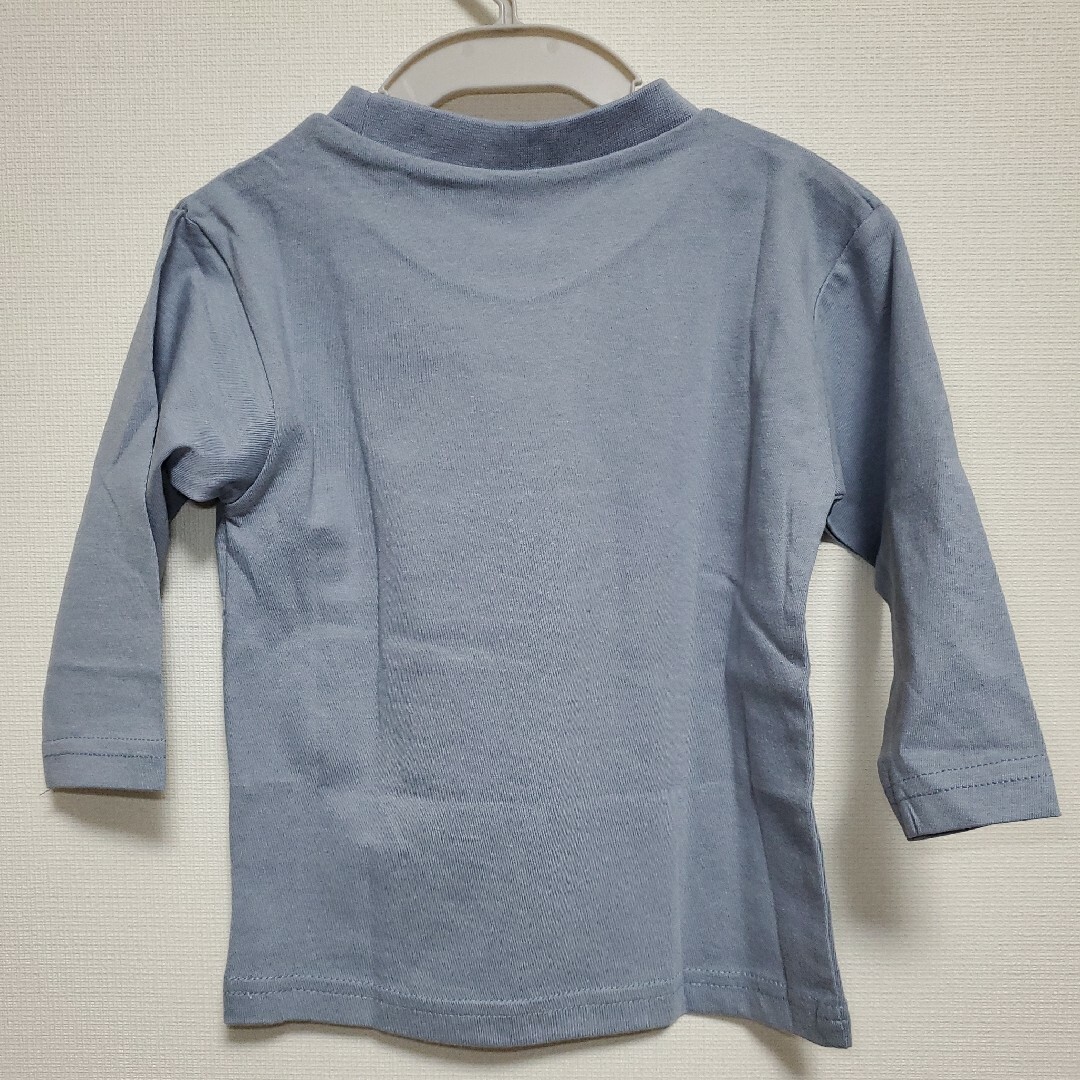 新品！ 95cm はたらくくるま 541502 ロングTシャツ シルバー キッズ/ベビー/マタニティのキッズ服男の子用(90cm~)(Tシャツ/カットソー)の商品写真