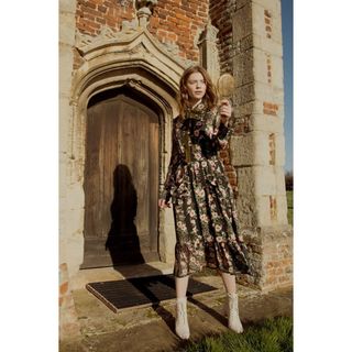 sister jane ALLURE JACQUARD MIDI DRESSロングワンピース - ロングワンピース